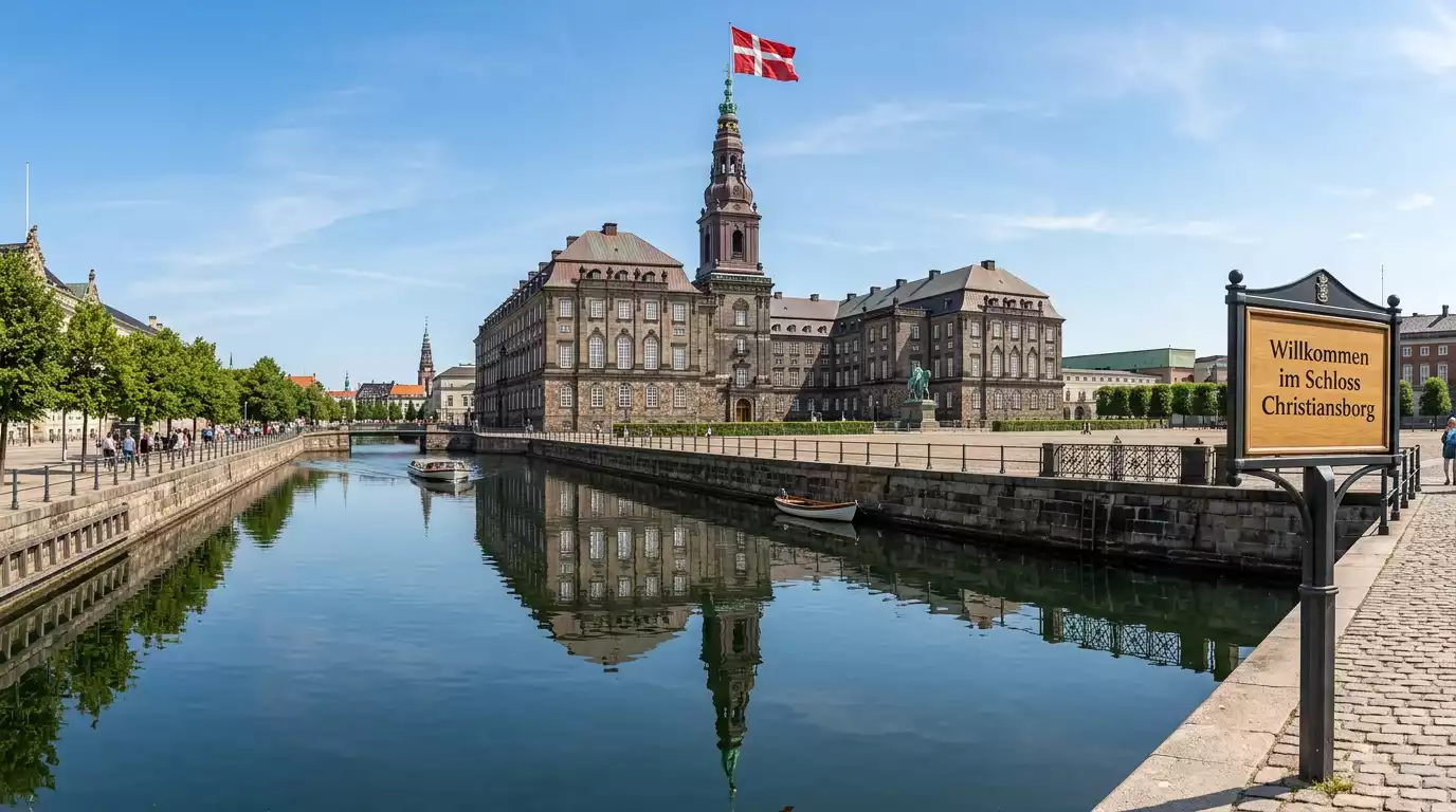 Folketingets bygning Christiansborg set udefra